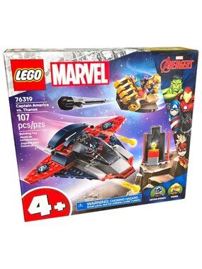 LEGO Marvel Captain America vs Thanos Building Toy for Kids Ages 4 and Up